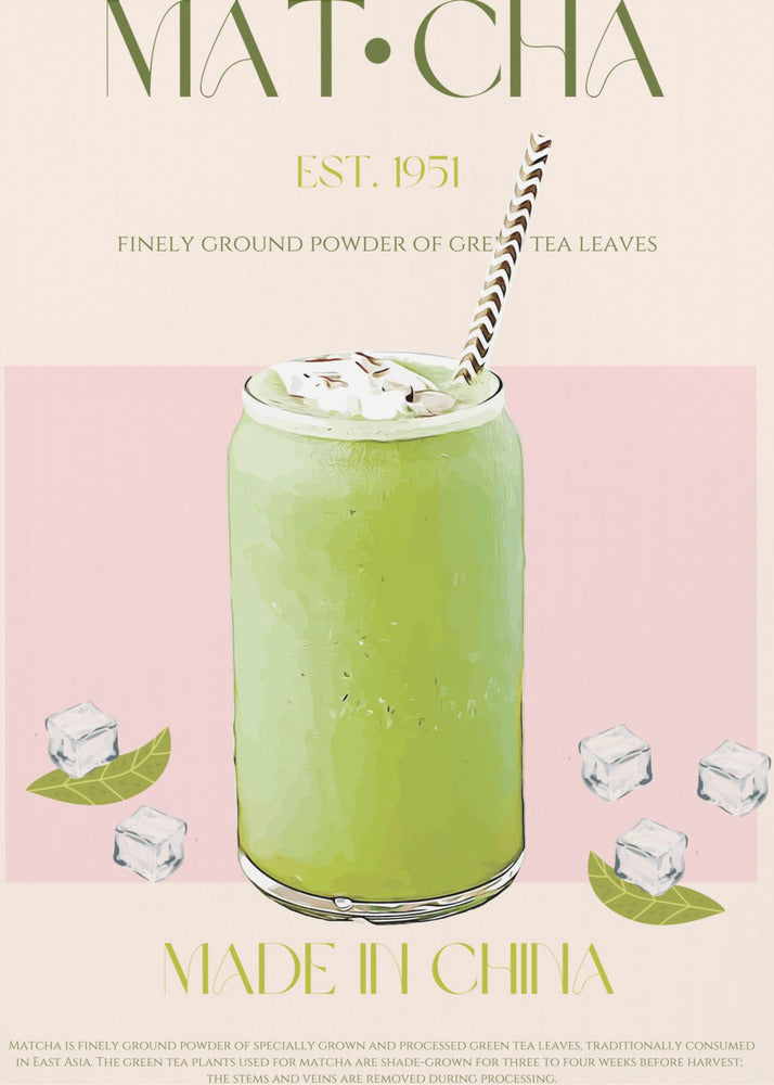 Kyld Matcha-dryck | Poster