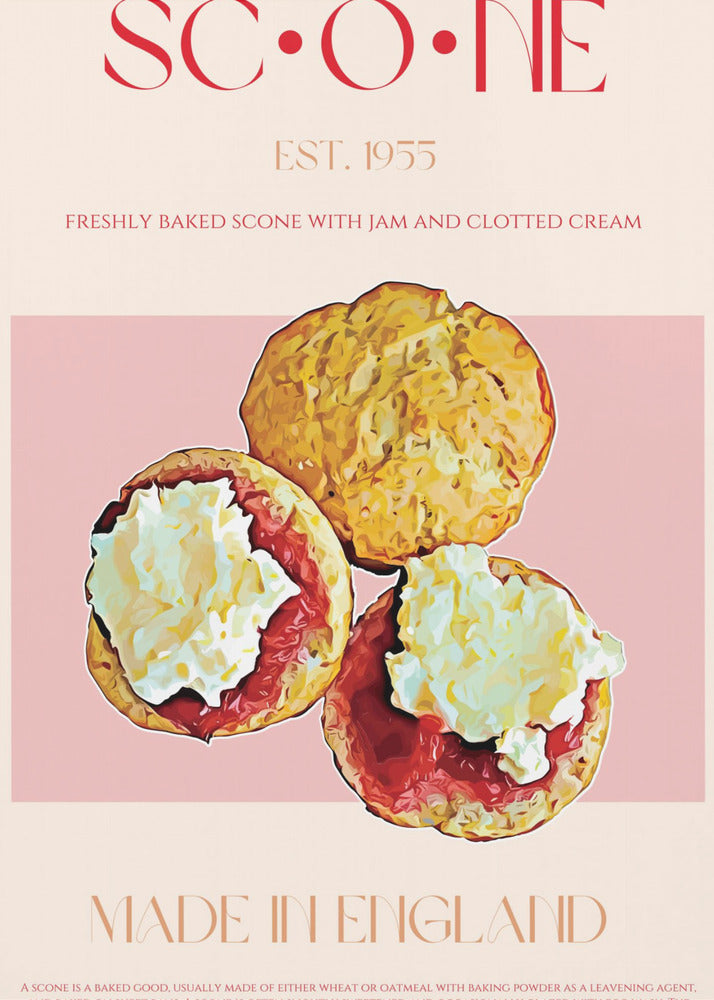 Engelsk Scone Delight | Poster