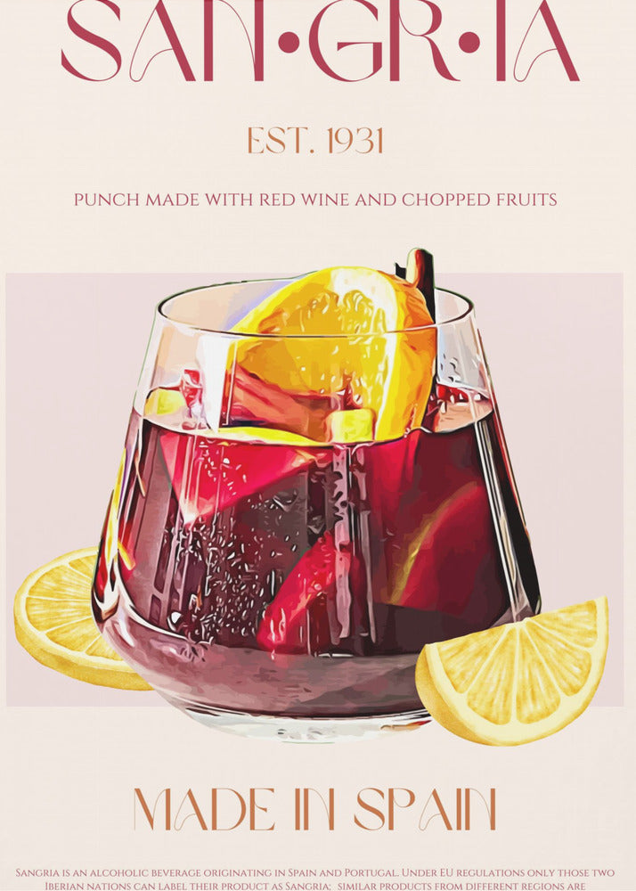 Ett glas fyllt med rött vin | Poster