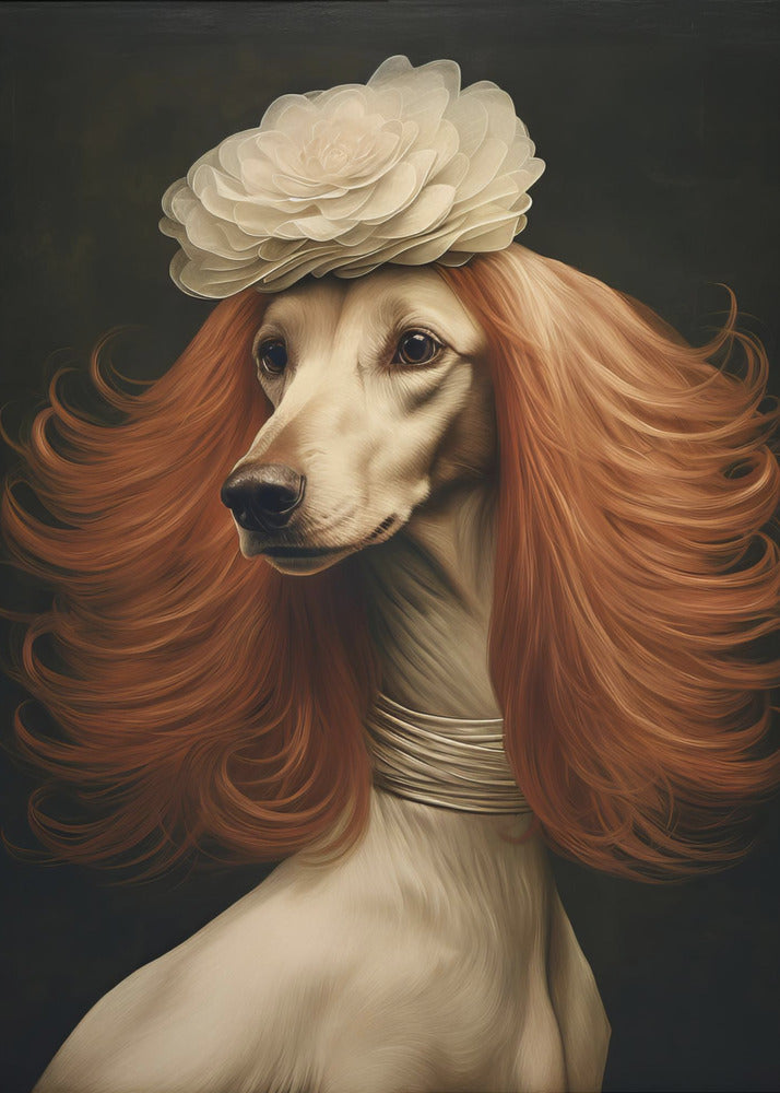 Human Dog 0002 2024 December Poster Dog Woman 6.jpg | Canvas