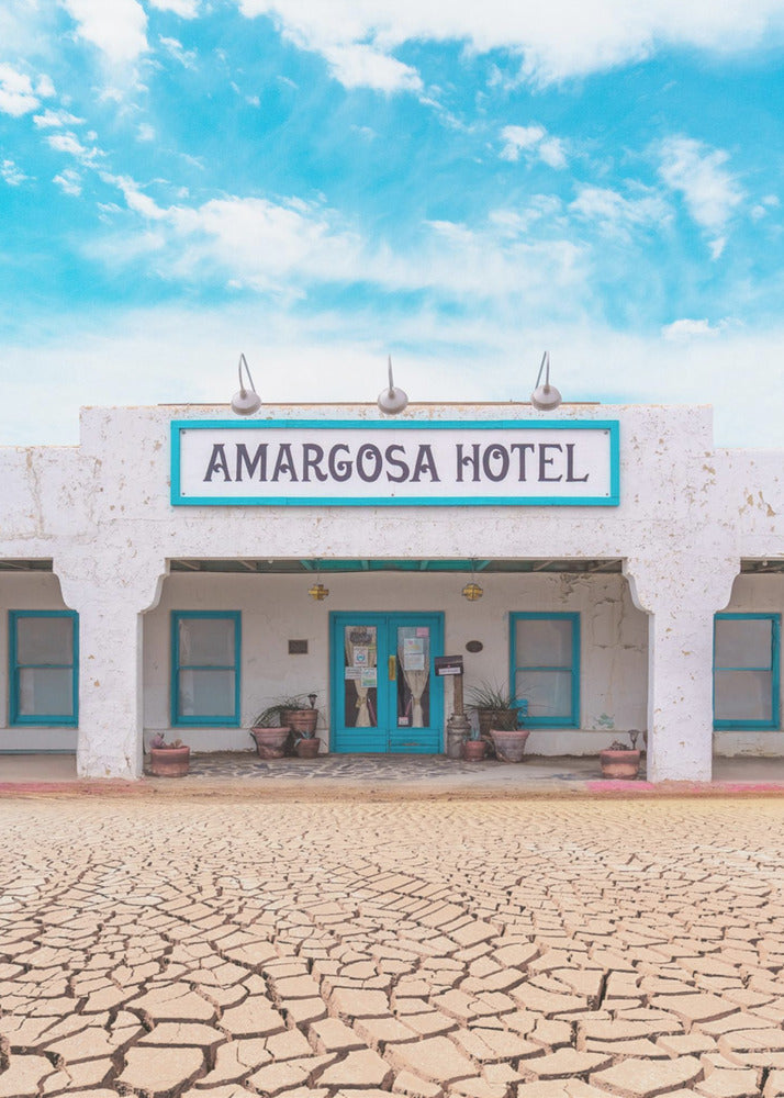Historiska Amargosa Hotel och Operahus i Death Valley Junction, Kalifornien | Canvas