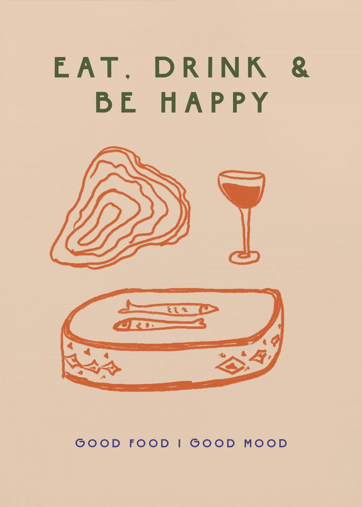 Eatdrinkbehappy | Poster
