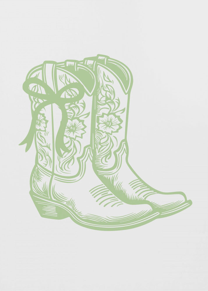 Blommiga cowboystövlar | Canvas