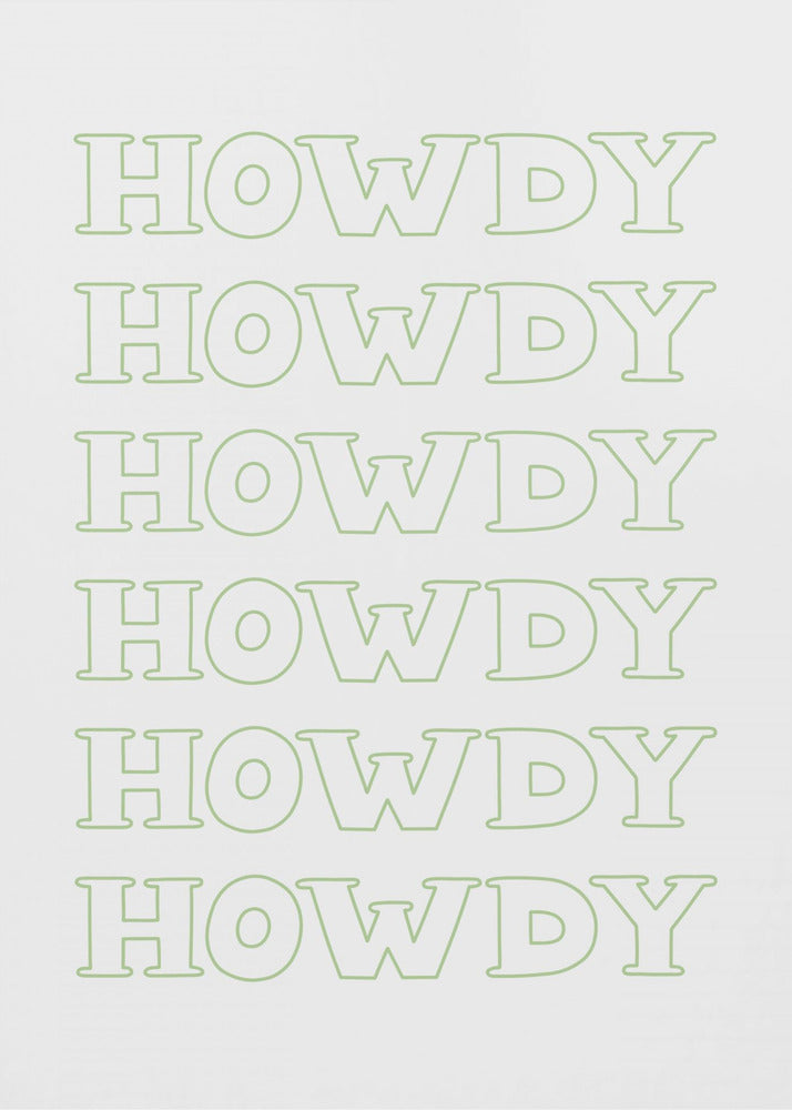 Salviagrön Howdy | Canvas