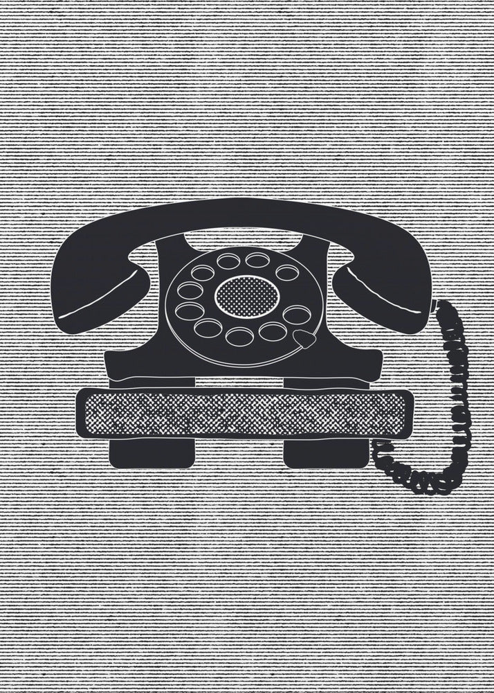 Vintage vridtelefon | Canvas