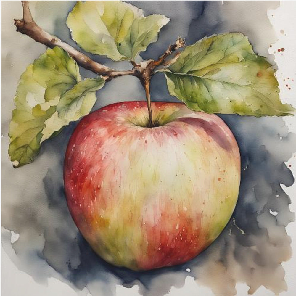 Apfel, Aquarell | Poster