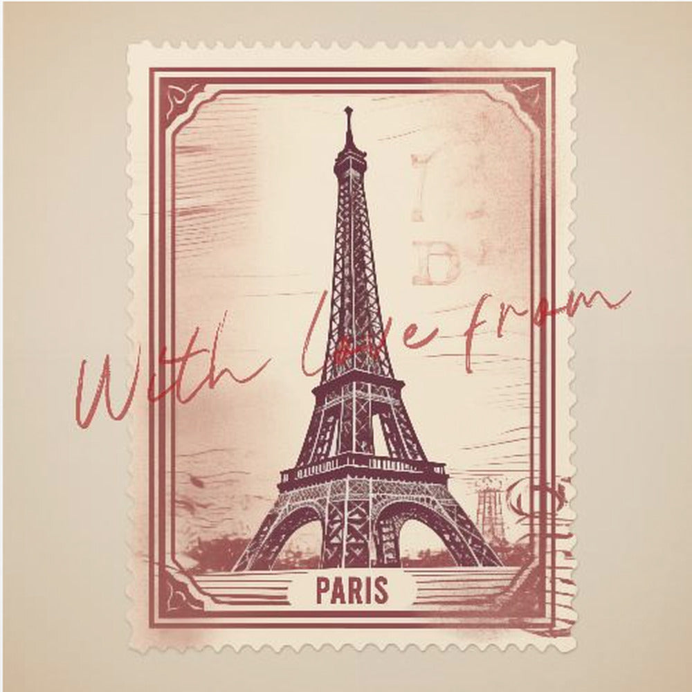 Med kärlek från Paris | Canvastavla