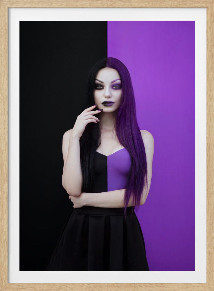 Paint it Black ... and Purple | Poster