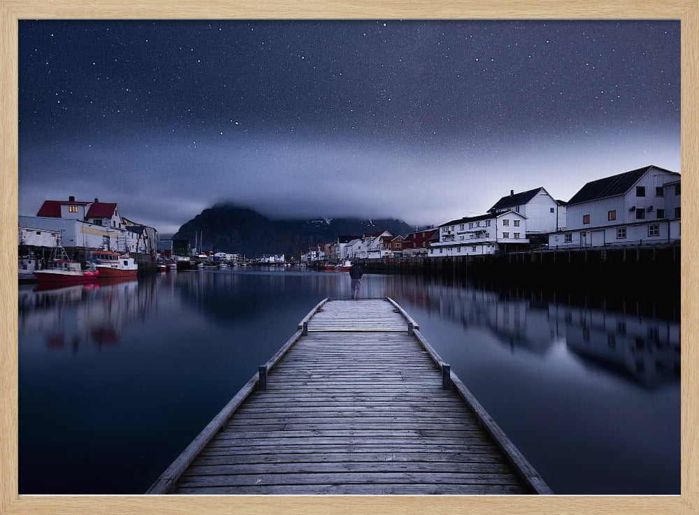 När natten faller från himlen | Poster