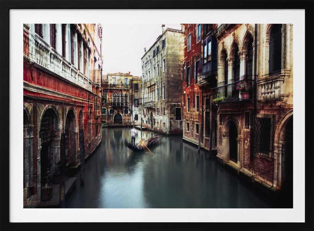 Der Gondoliere | Poster - Kunstdruck