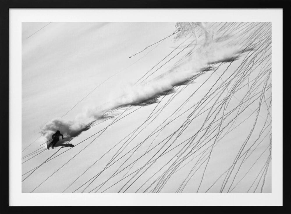Sci sulla neve fresca | Poster - Stampe d’Arte