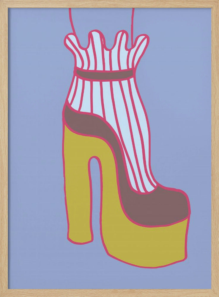 Gul klack 01 | Poster