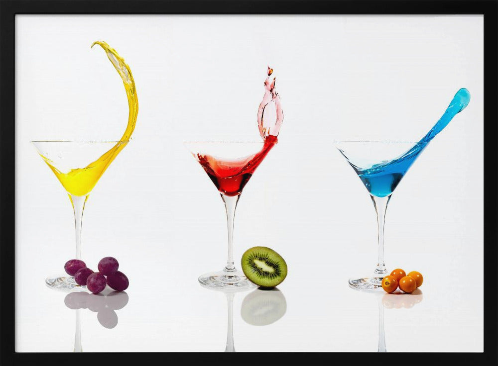 Cocktails och frukt | Poster