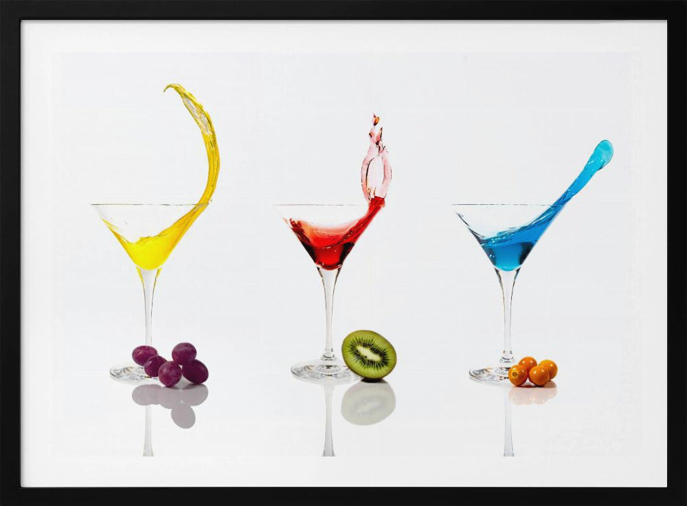 Cocktails och frukt | Poster