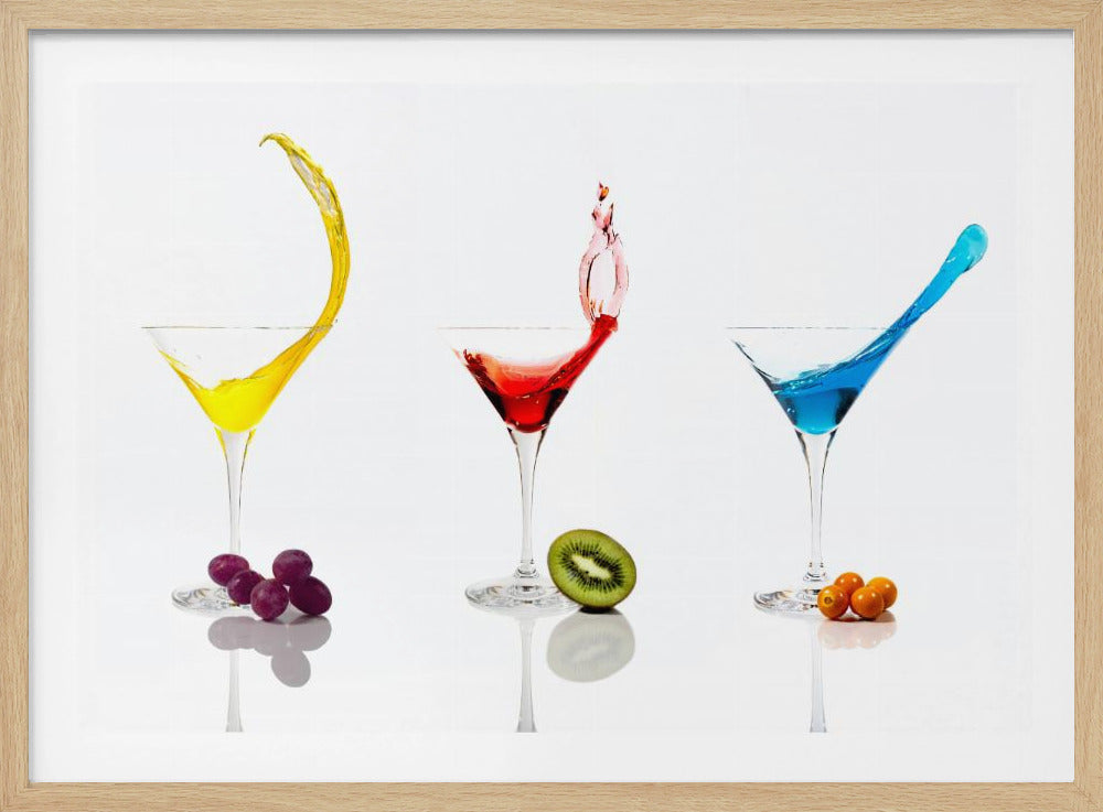 Cocktails och frukt | Poster
