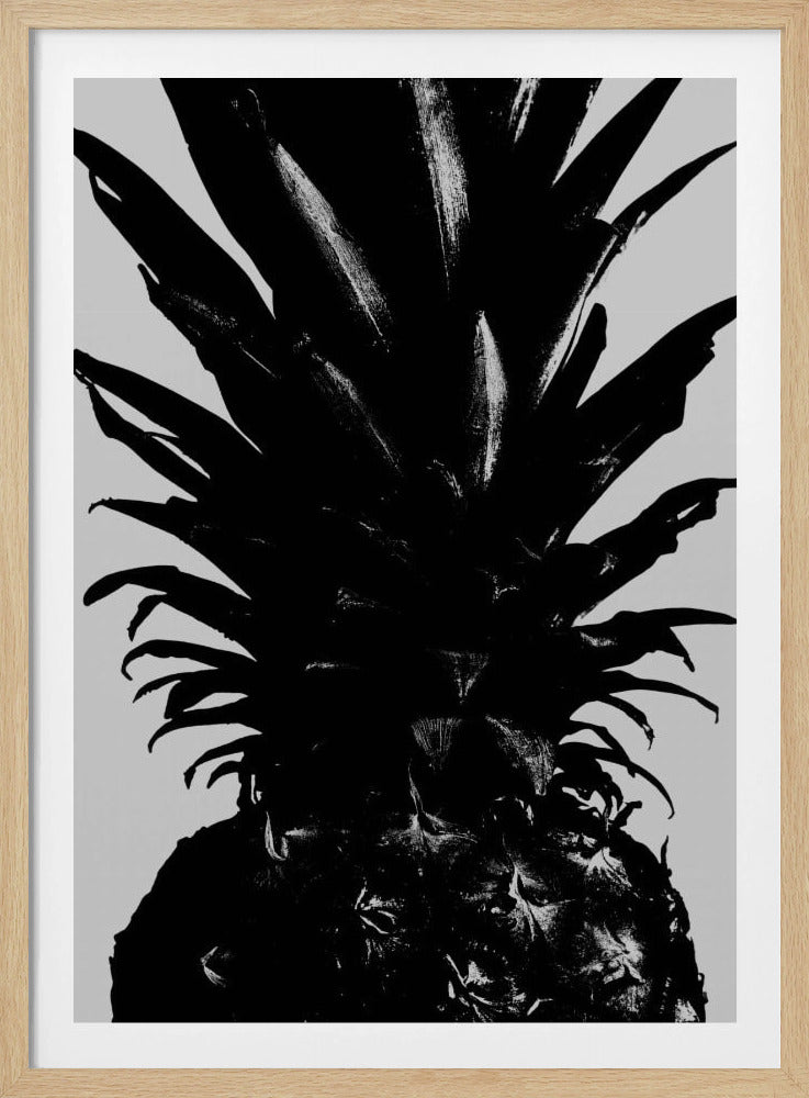Ananas svartvit | Poster