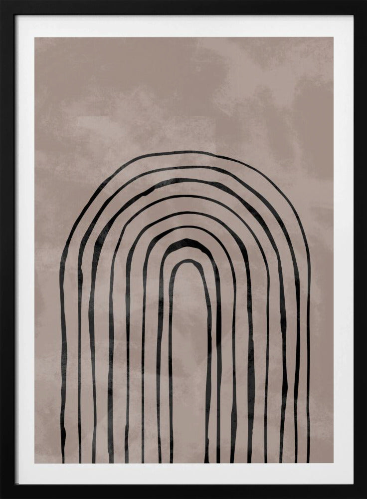 Arch_one way_004_black | Poster