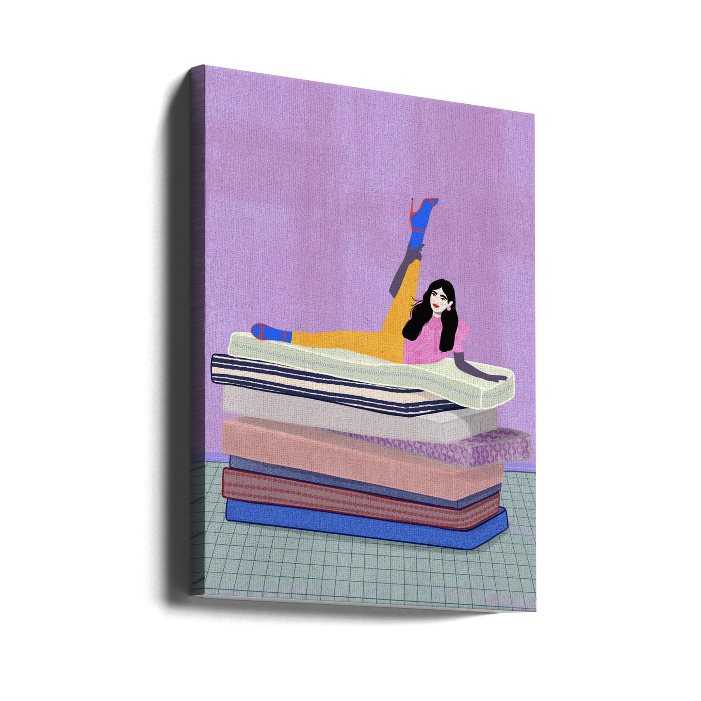 Raise your leg up to your head | Canvas