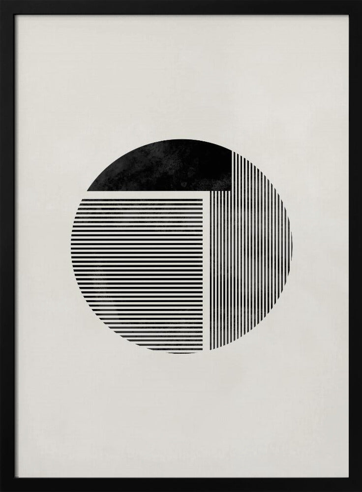 Minimalistisk rund | Poster