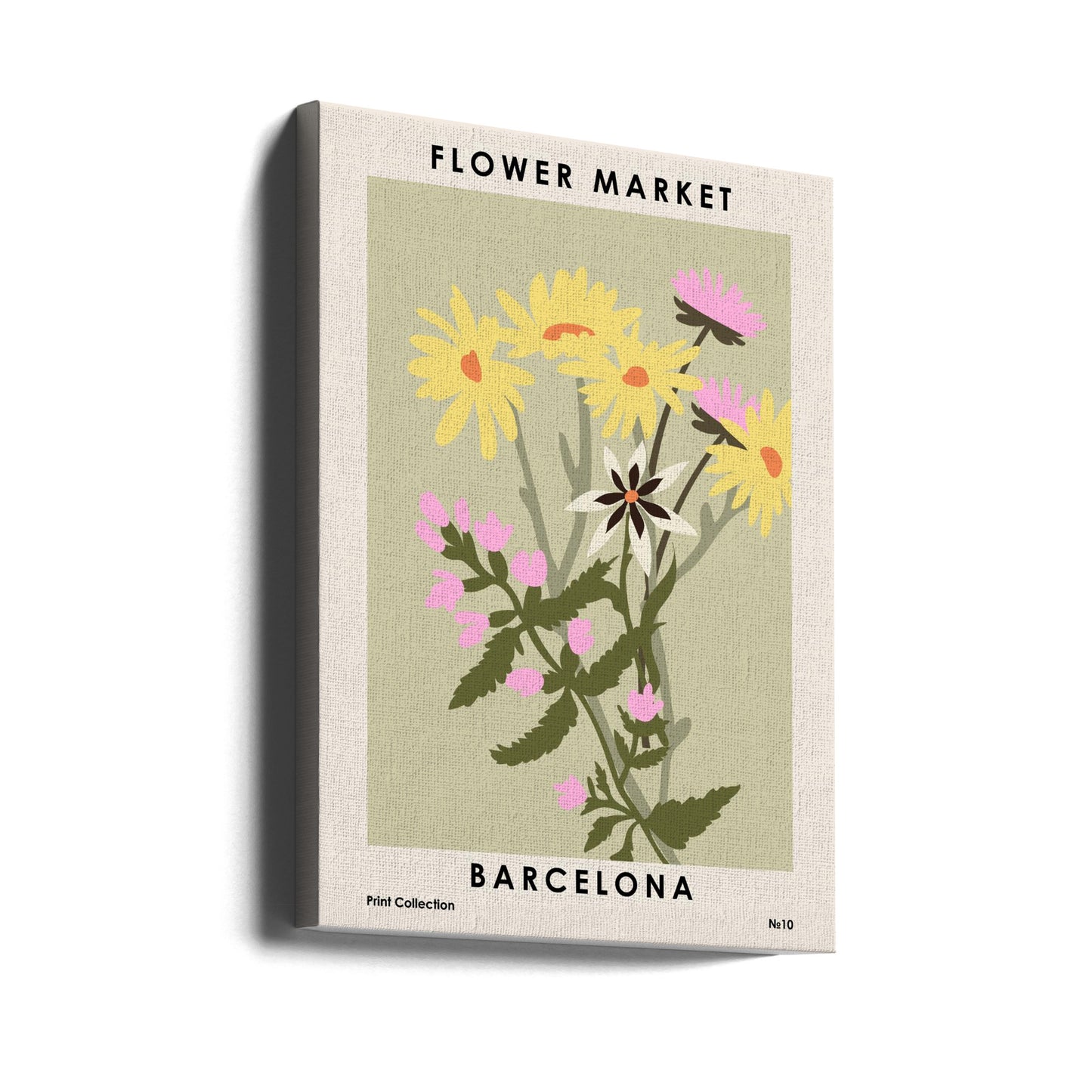 Mercato dei fiori di Barcellona | Stampe su Tela