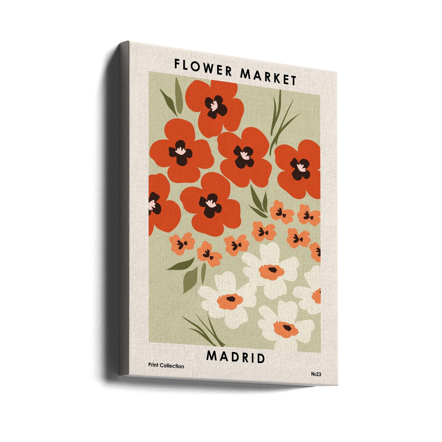 Flower Market Madrid | Canvas