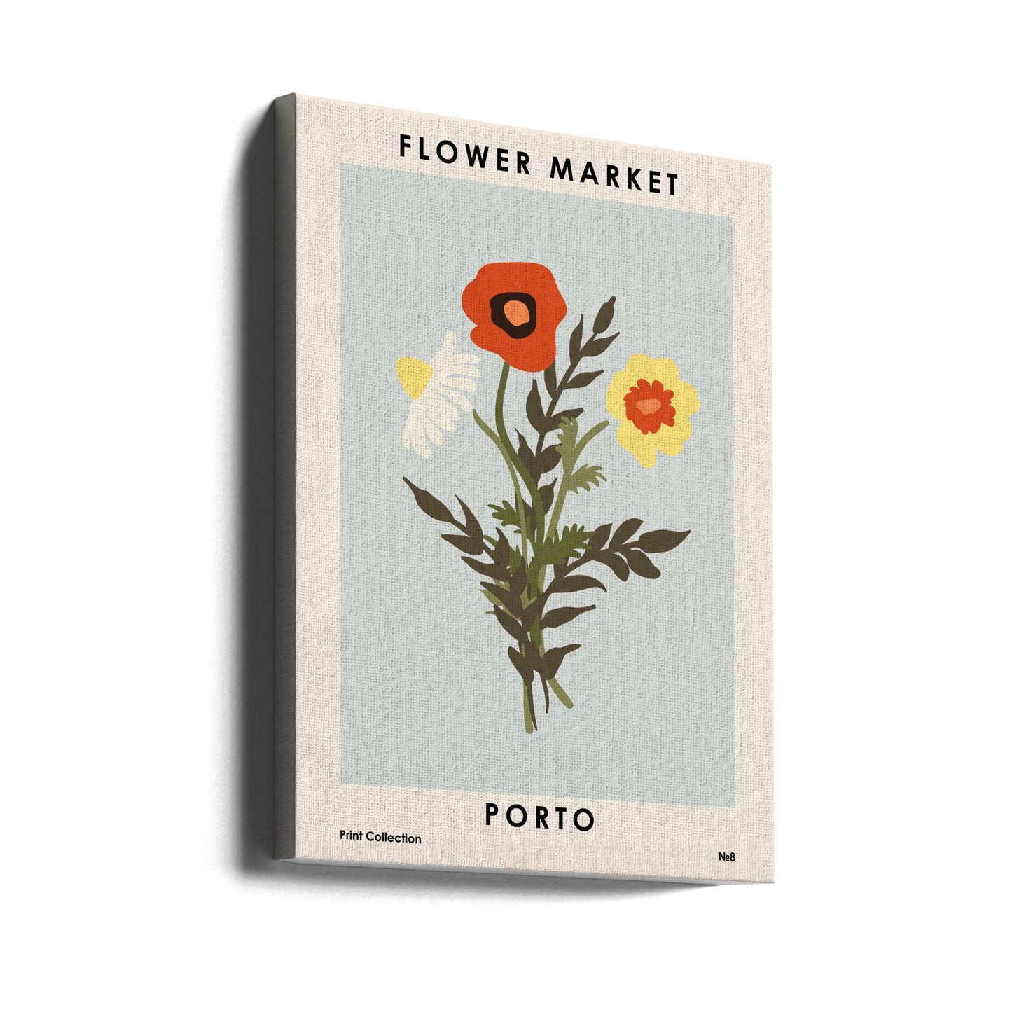 Mercado de las Flores de Oporto | Impresiones en Lienzo