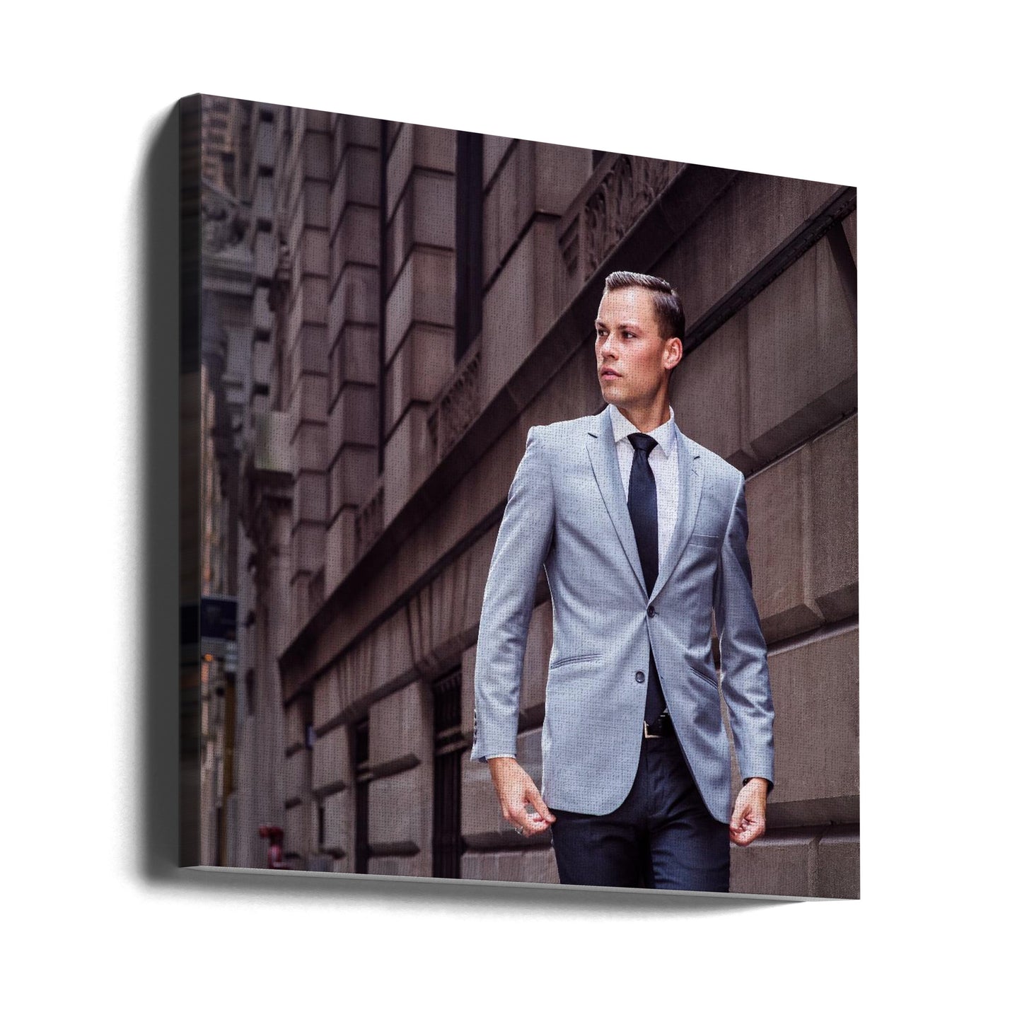 Young Businessman in New York City | Canvas