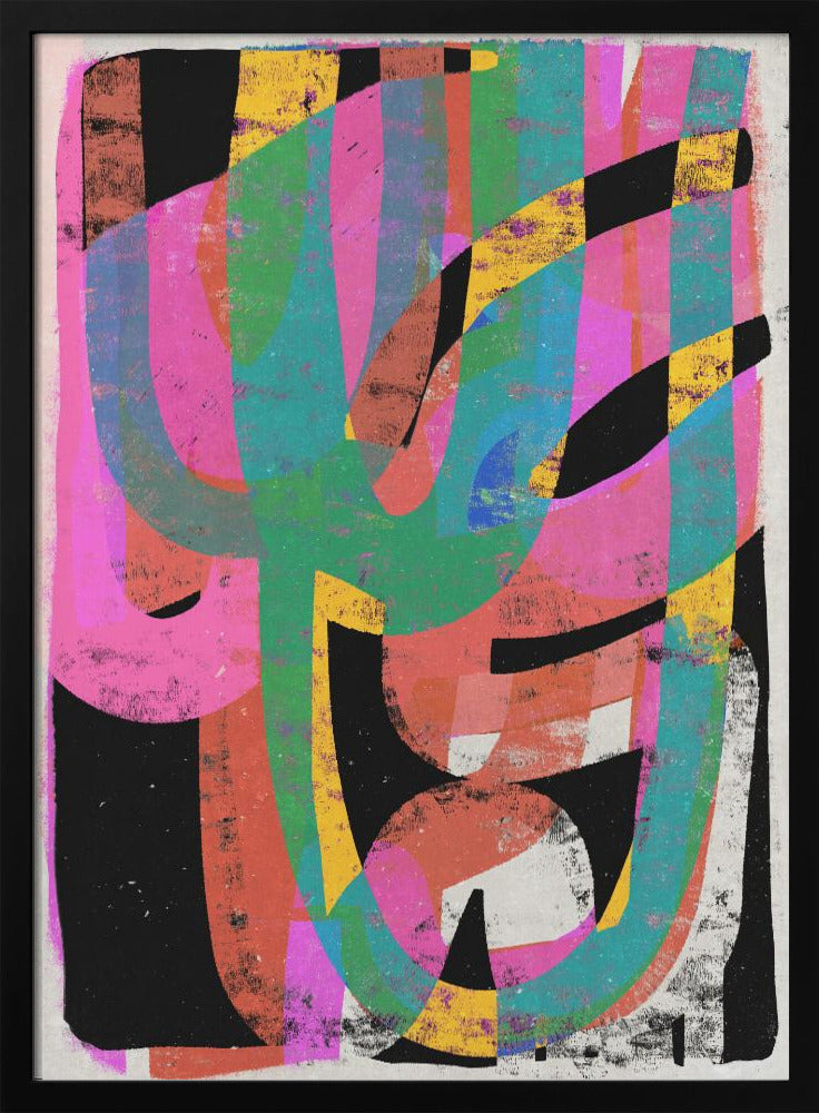 Färgglatt kaos | Poster