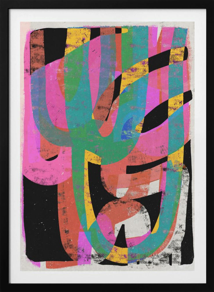 Färgglatt kaos | Poster