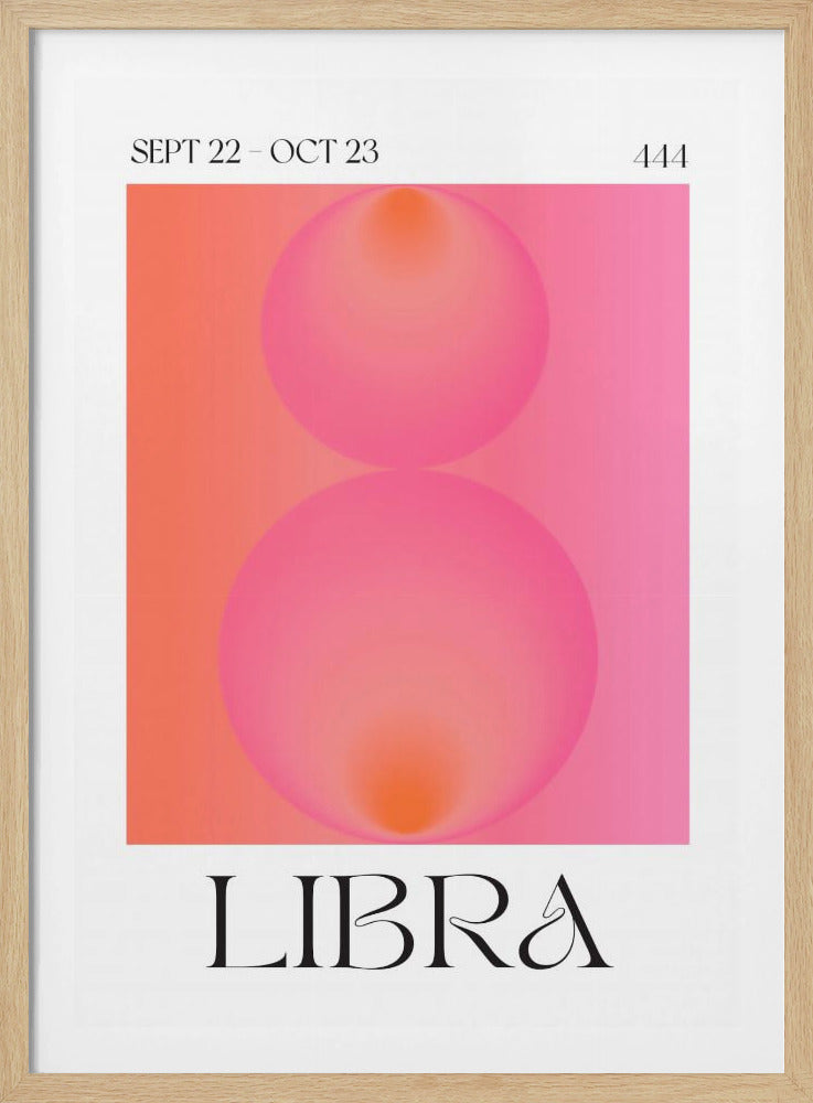 Libra&#039;s Dual Glow | Poster