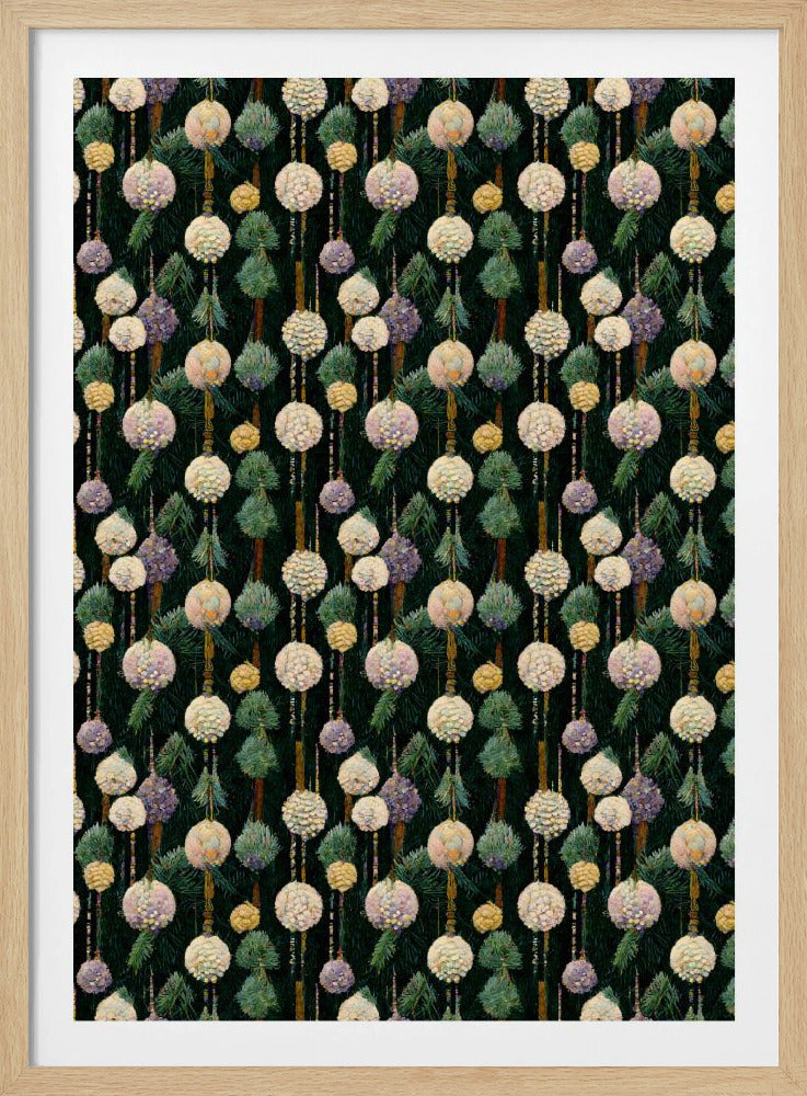 Festliga tallornament | Poster