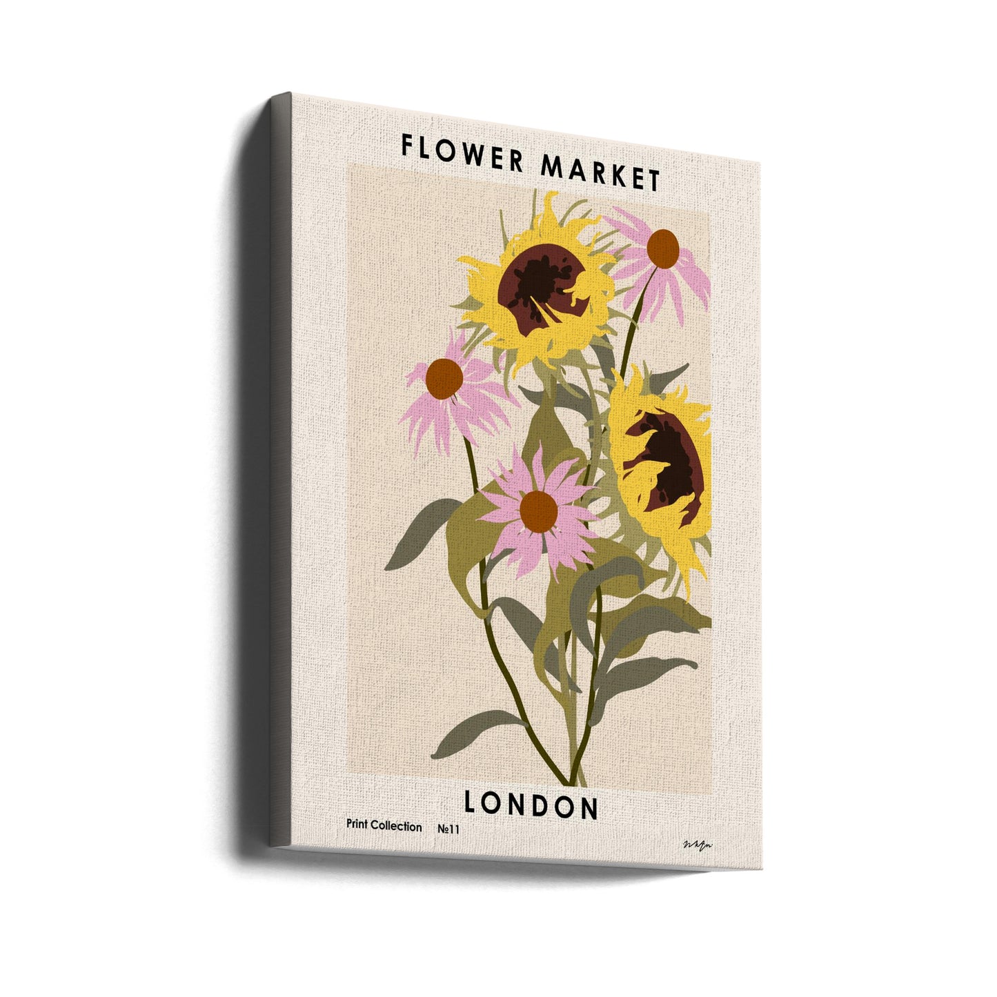 Blomstermarked. London | Lærredsbilleder