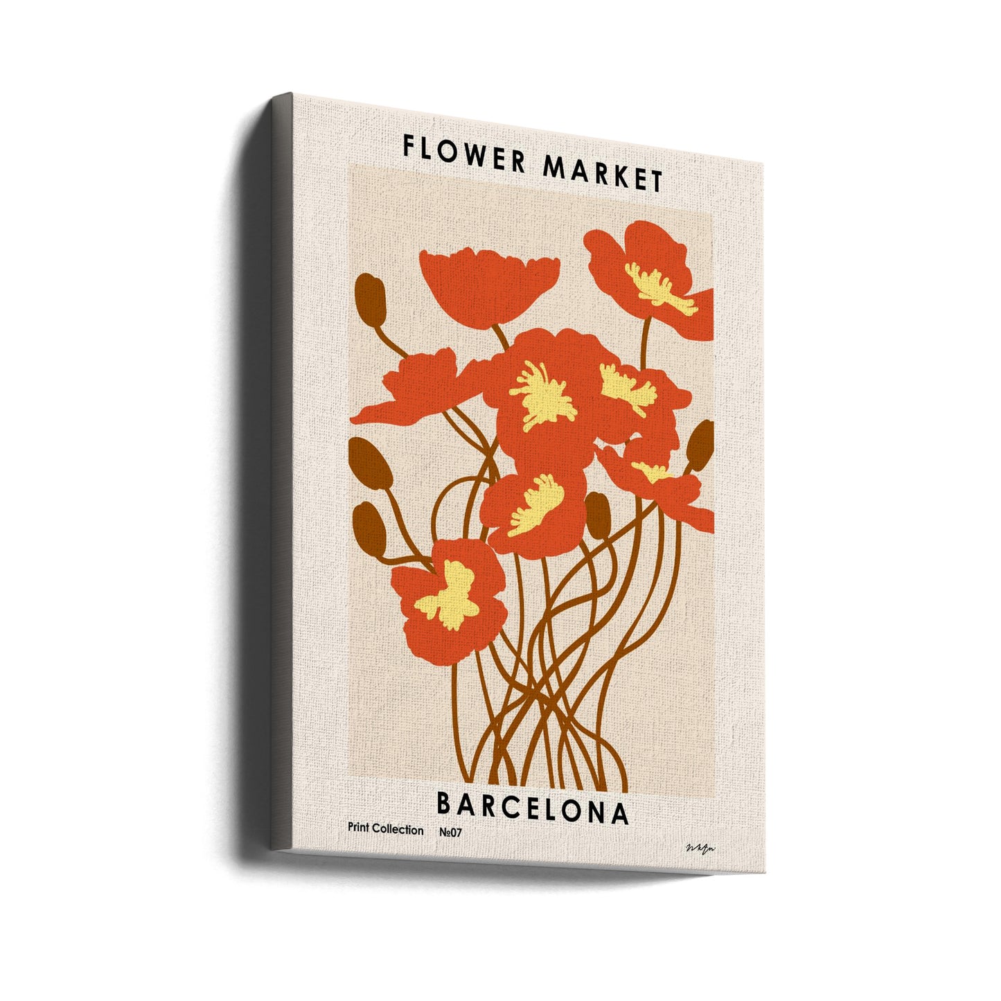 Flower Market. Barcelona | Canvas