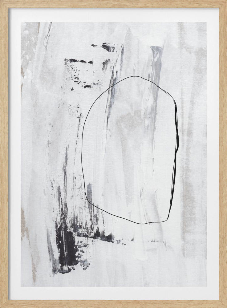 Svarta streck och en fin kontur | Poster