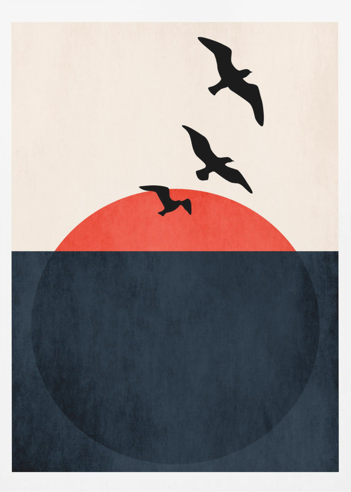 Sonnenuntergangsbrise | Poster