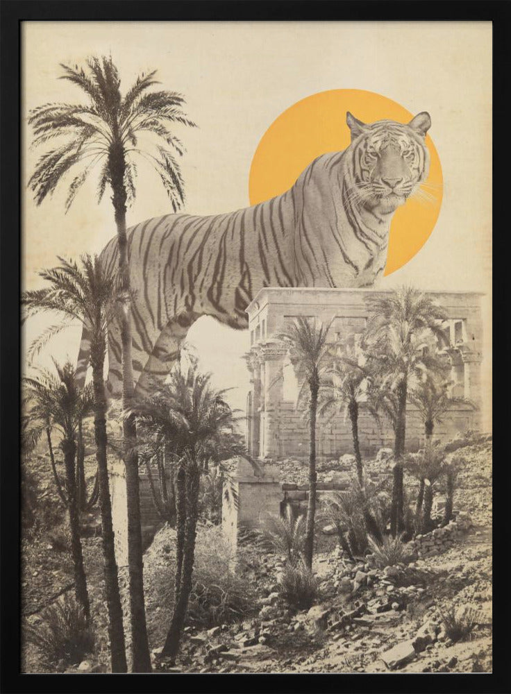 Jättetiger i ruiner | Poster