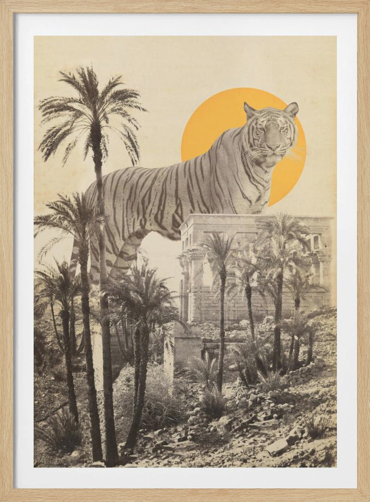 Jättetiger i ruiner | Poster