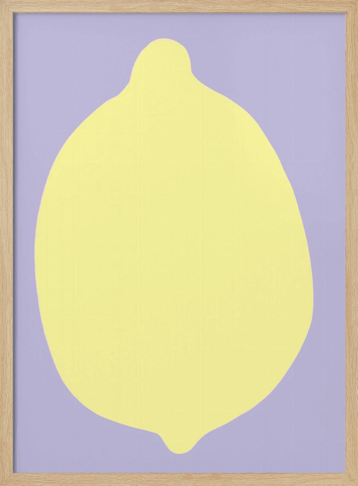 Citron på lavendel | Poster