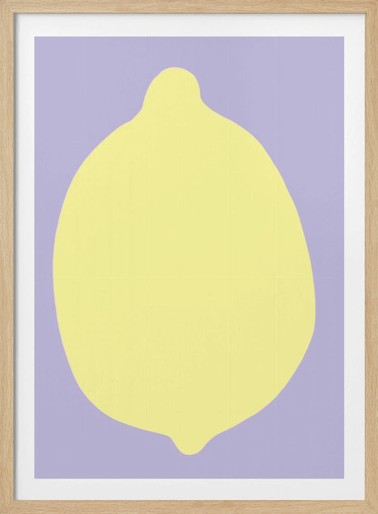 Citron på lavendel | Poster