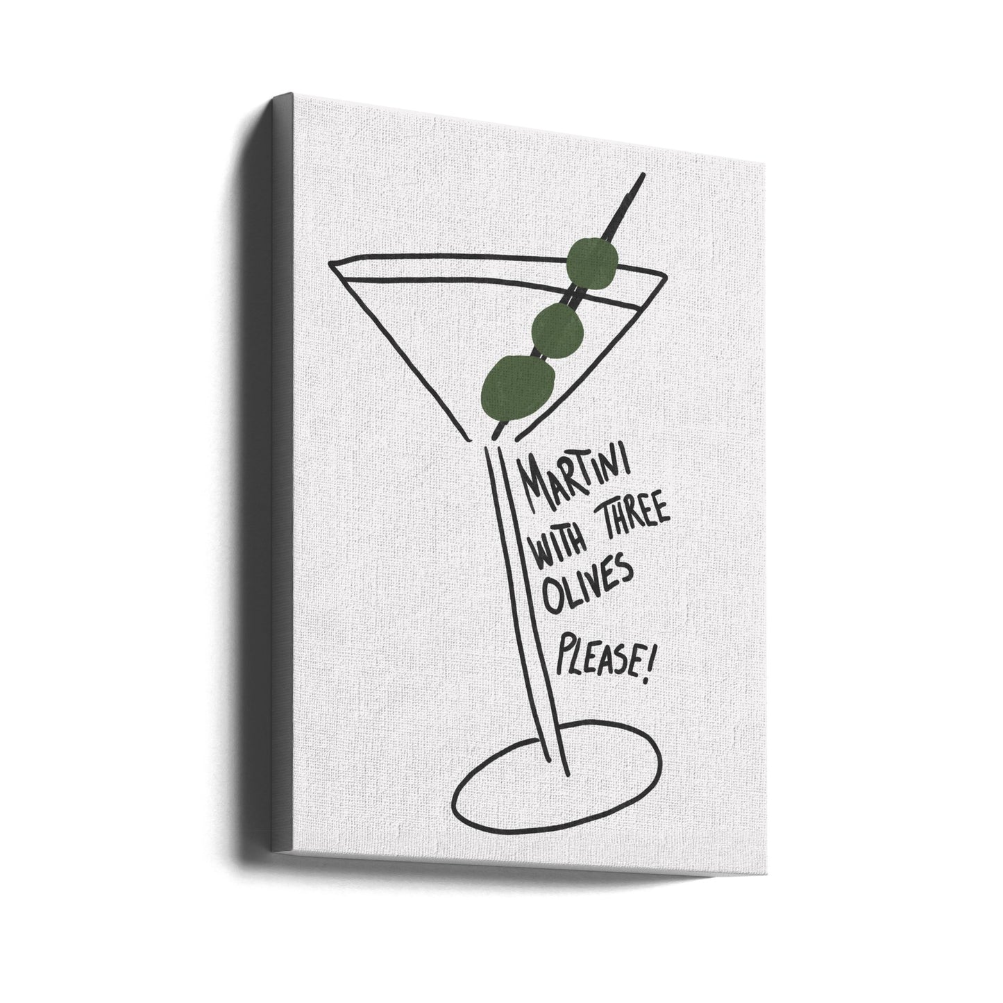 Olive Trio Martini | Canvas