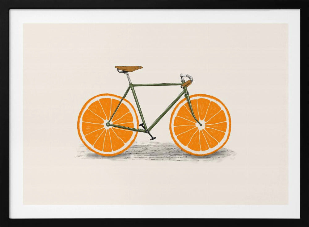Orange Räder | Poster - Kunstdruck