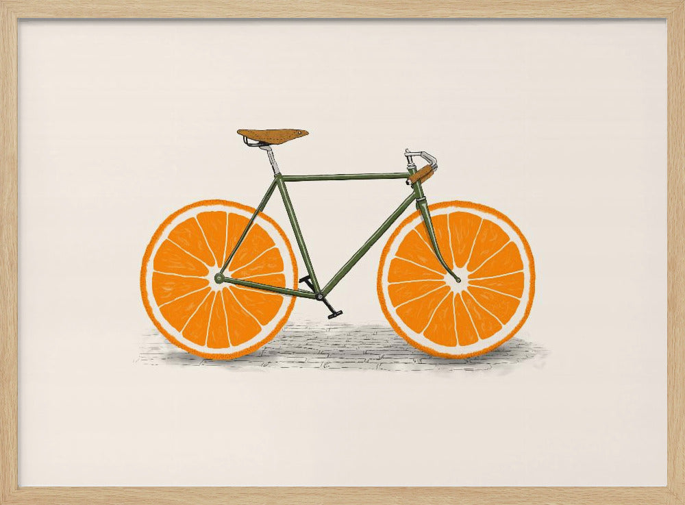 Orange Räder | Poster - Kunstdruck