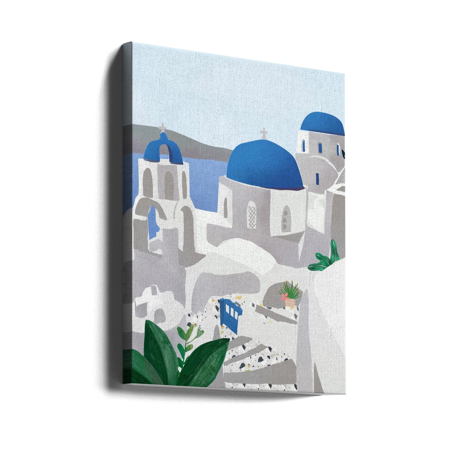 Santorinin saari | Canvastaulut