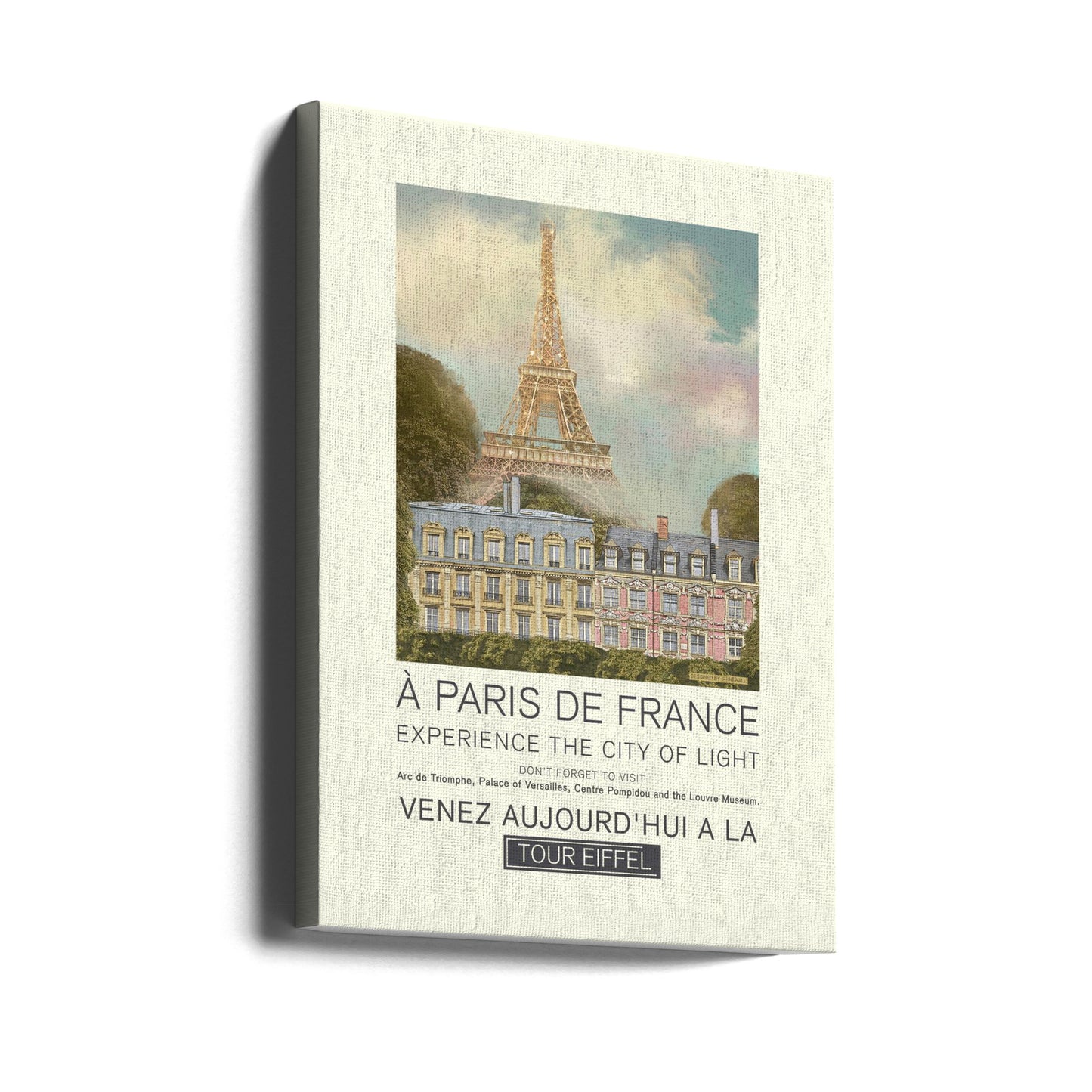 Paris retrotrykk | Lerretsbilder