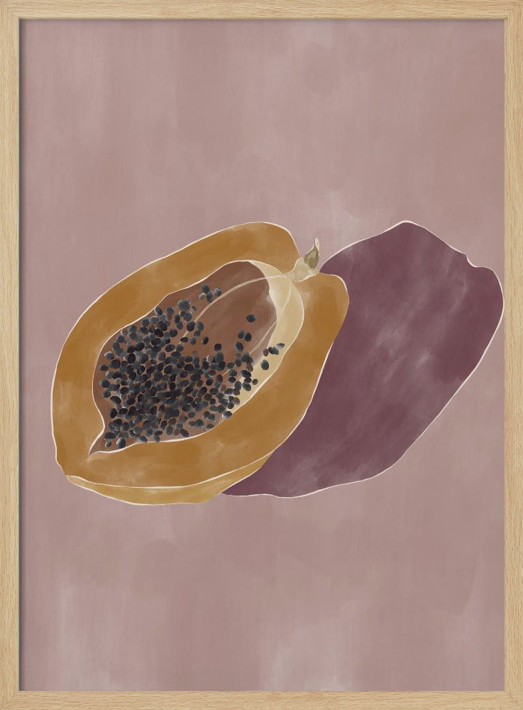 Papaya | Plakater - Kunsttryk