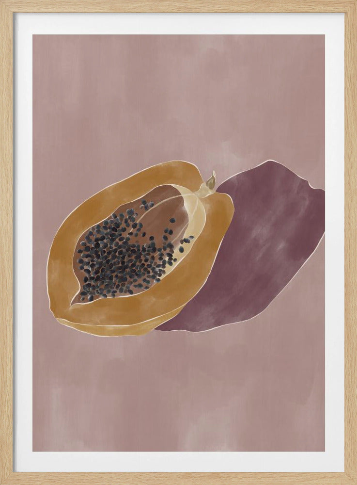 Papaya | Plakater - Kunsttryk