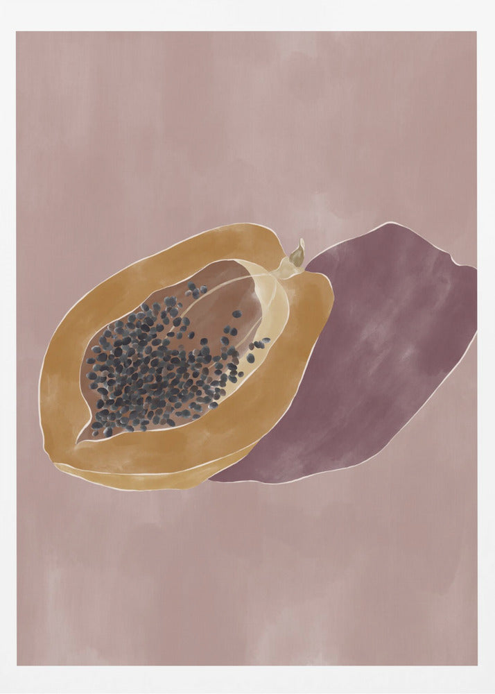 Papaya | Plakater - Kunsttryk
