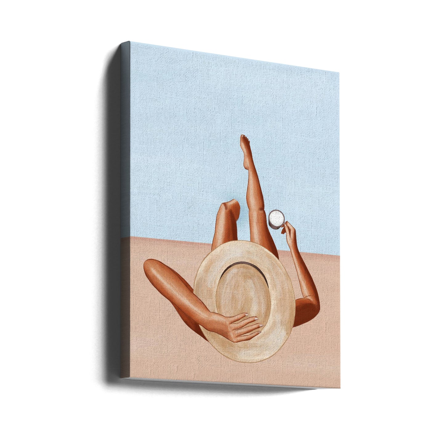 Poolside Girl | Canvas