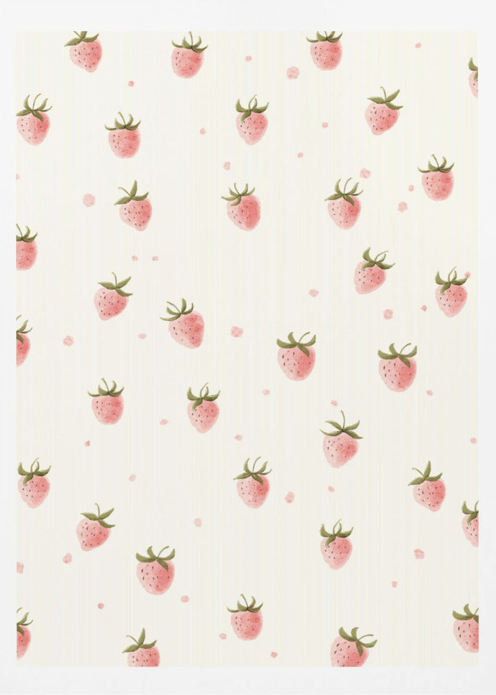 Simple Fresh Strawberry | Poster