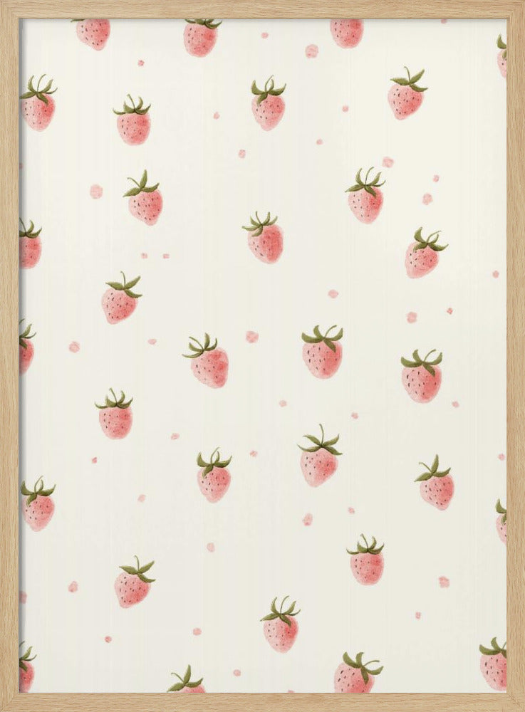 Simple Fresh Strawberry | Poster